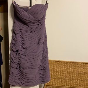 Purple cocktail dress